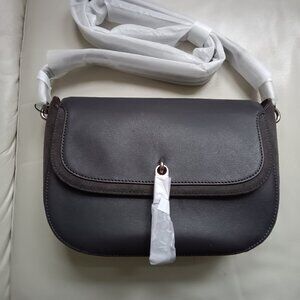 Lauren Ralph Lauren Leather/Suede Crossbody Shoulder Bag NWT